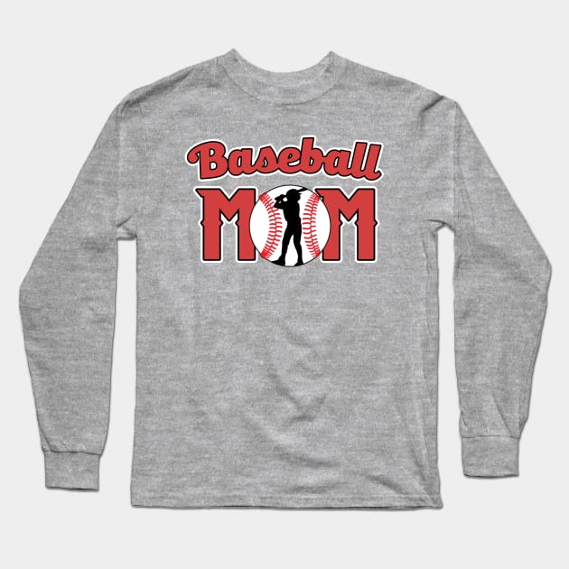 Baseball Mom, Baseball Shirt, Game Day Shirt, Baseball Season Tee, Baseball Gift, Women Short Sleeve Tee, Baseball Lover Long Sleeve T-Shirt by GAMAS Threads